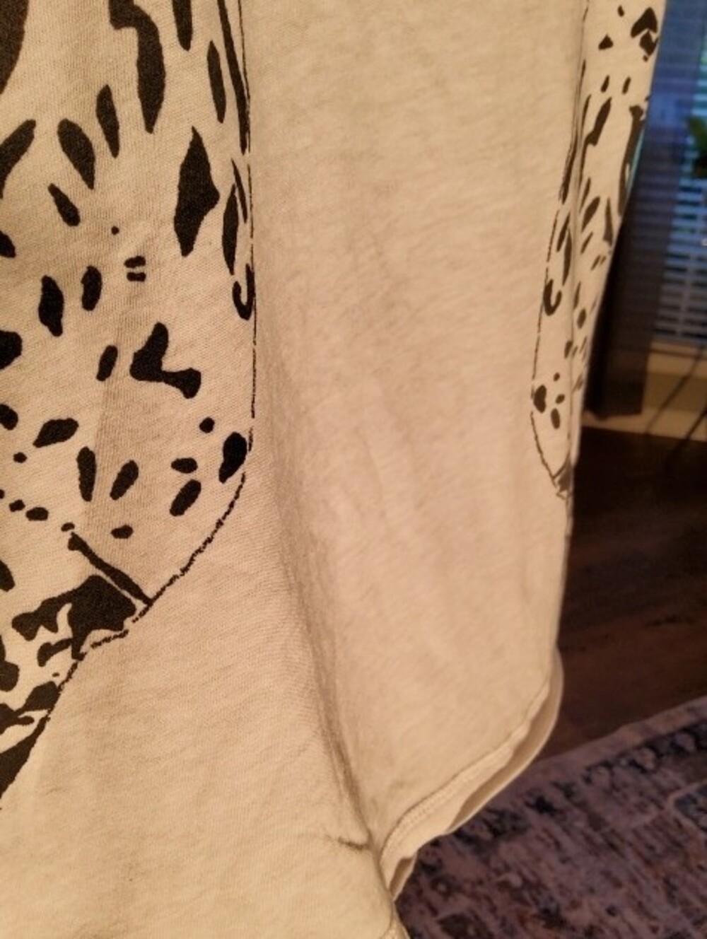 Chaser Racerback Tank Leopard Graphic Raw Edges NIP Medium - Picture 7 of 16